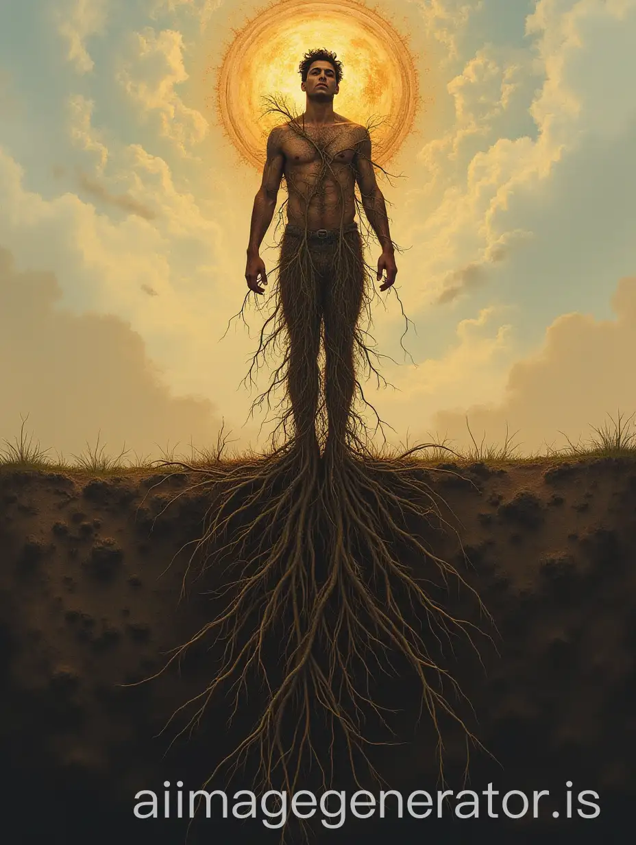 Male-Figure-Grounded-with-Deep-Roots-Emerging-from-Legs-into-Earth