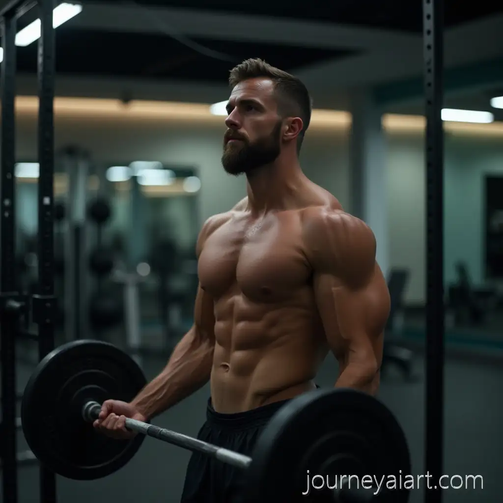 Confident-Fit-Man-Completing-Workout-Set-in-Modern-Gym