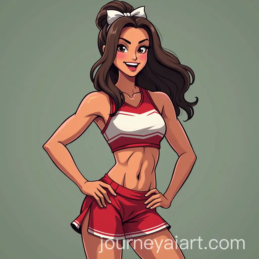 Cheerleader-in-Action-Performing-at-a-Sports-Event