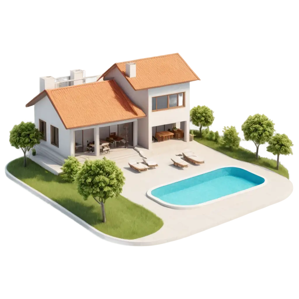 Modern-House-with-Pool-PNG-Top-View-3D-Model-for-Real-Estate-Visualizations