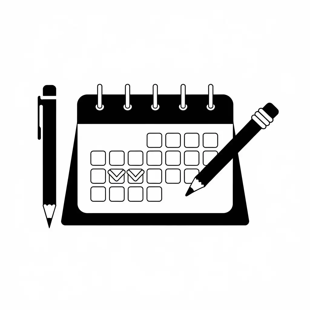 Minimalistic-Black-and-White-Calendar-Icon-Design