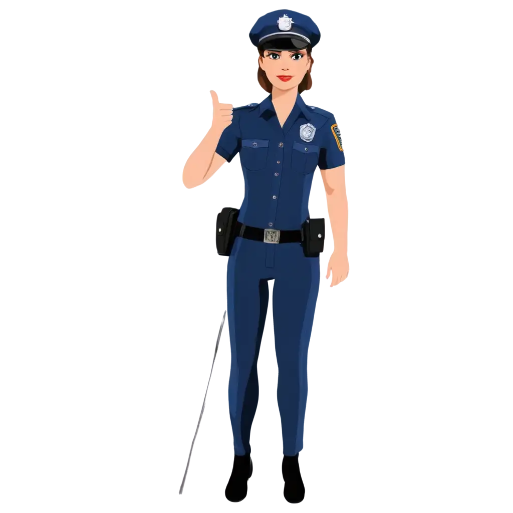 Cute-and-Charismatic-Cartoon-Police-Man-and-Woman-PNG-Friendly-and-Stylized-Design-for-Versatile-Use