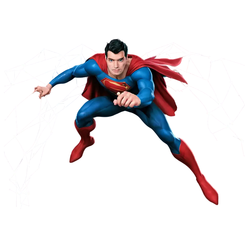 Superman-Sprouting-Web-Like-Spiderman-PNG-Image-A-Unique-Fusion-of-Heroes-in-Digital-Art