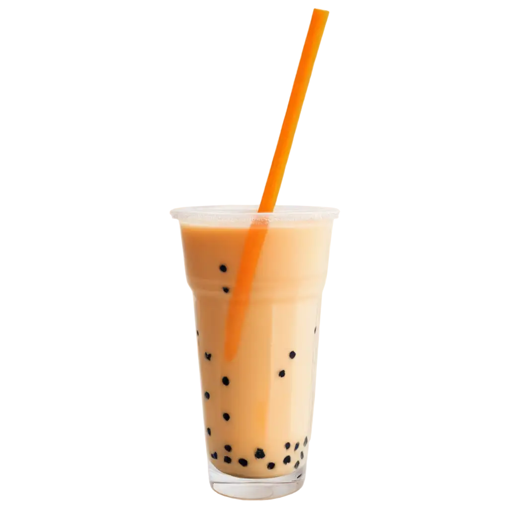 Boba milktea orange