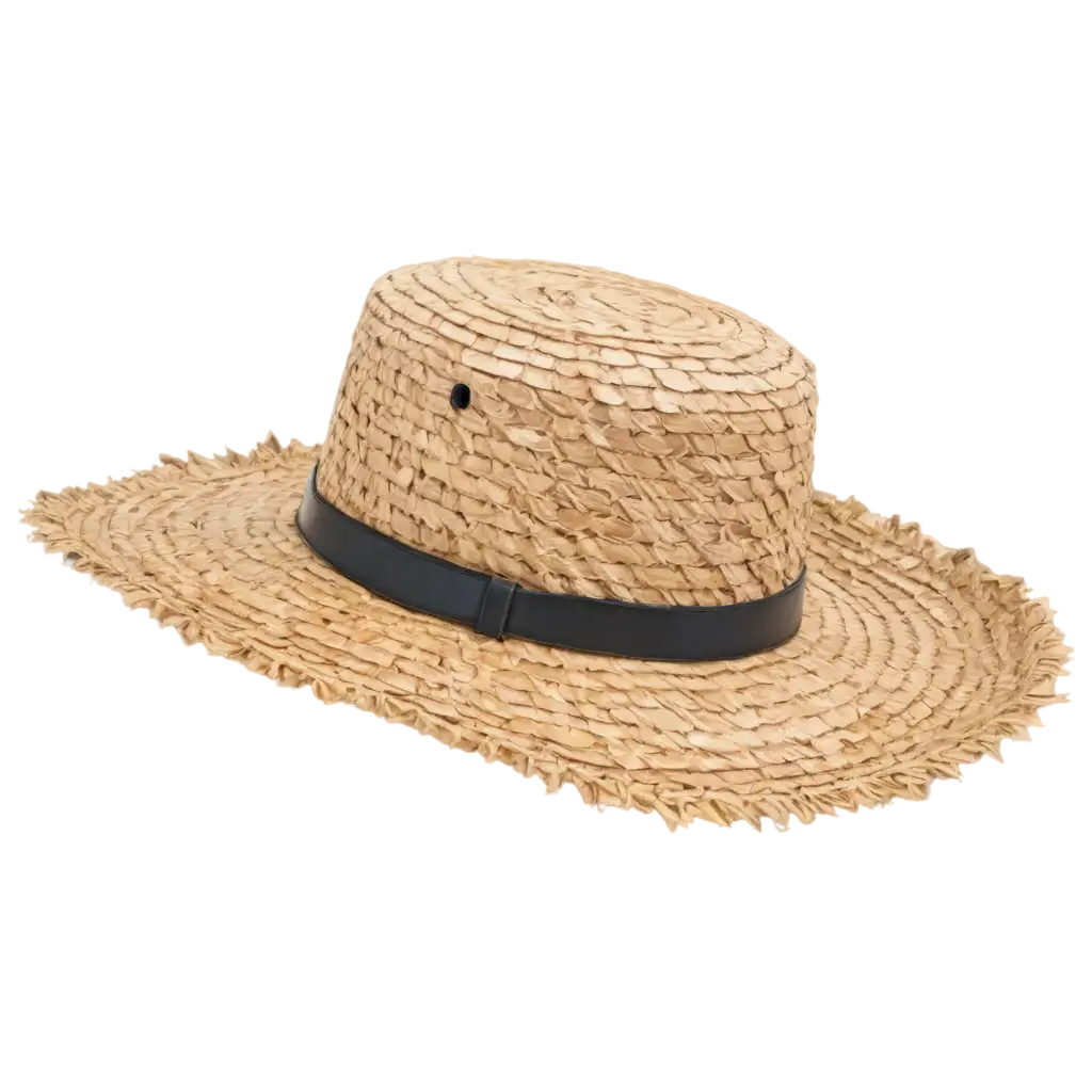 Discover-the-Charm-of-a-Straw-Hat-PNG-Image-Crafted-Clarity-and-Quality