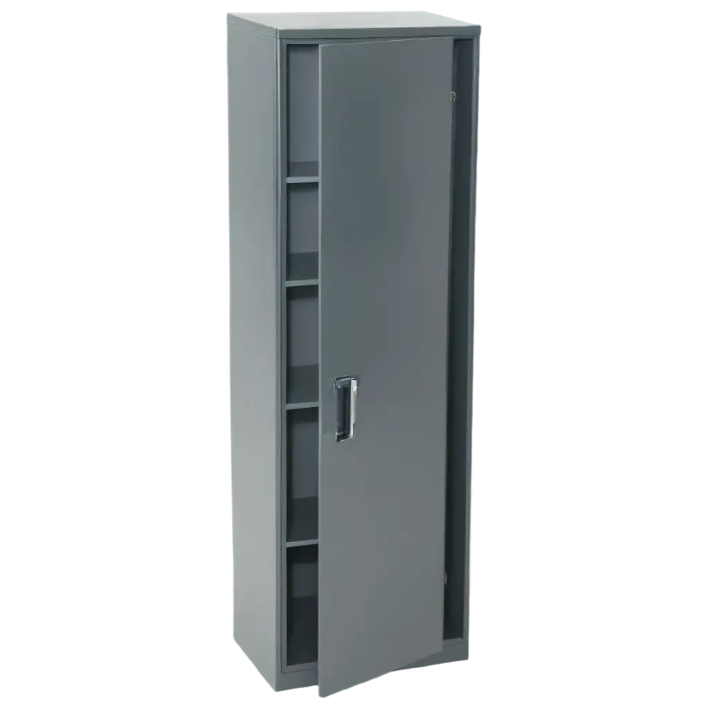 HighQuality-PNG-of-a-Plastic-Cabinet-with-1-Door-and-Shelves-for-Versatile-Use