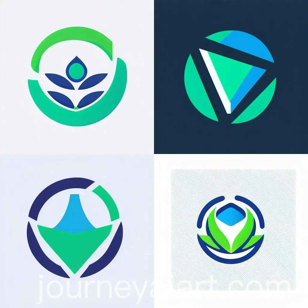 Youth-Union-Logo-in-Minimalist-Green-and-Blue-Colors