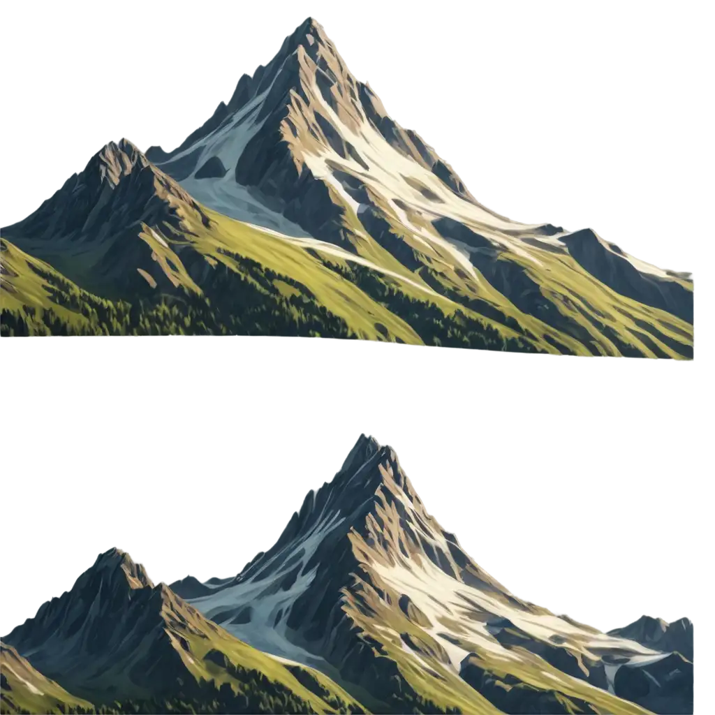 HighFidelity-Photorealistic-PNG-Image-mountain