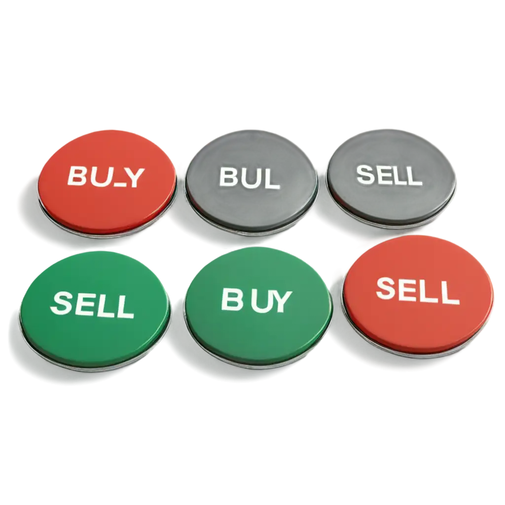 HighQuality-PNG-Image-of-Big-Buy-and-Sell-Buttons-with-Ambrose-Glossy-Green-and-Red-for-Modern-UI-Designs