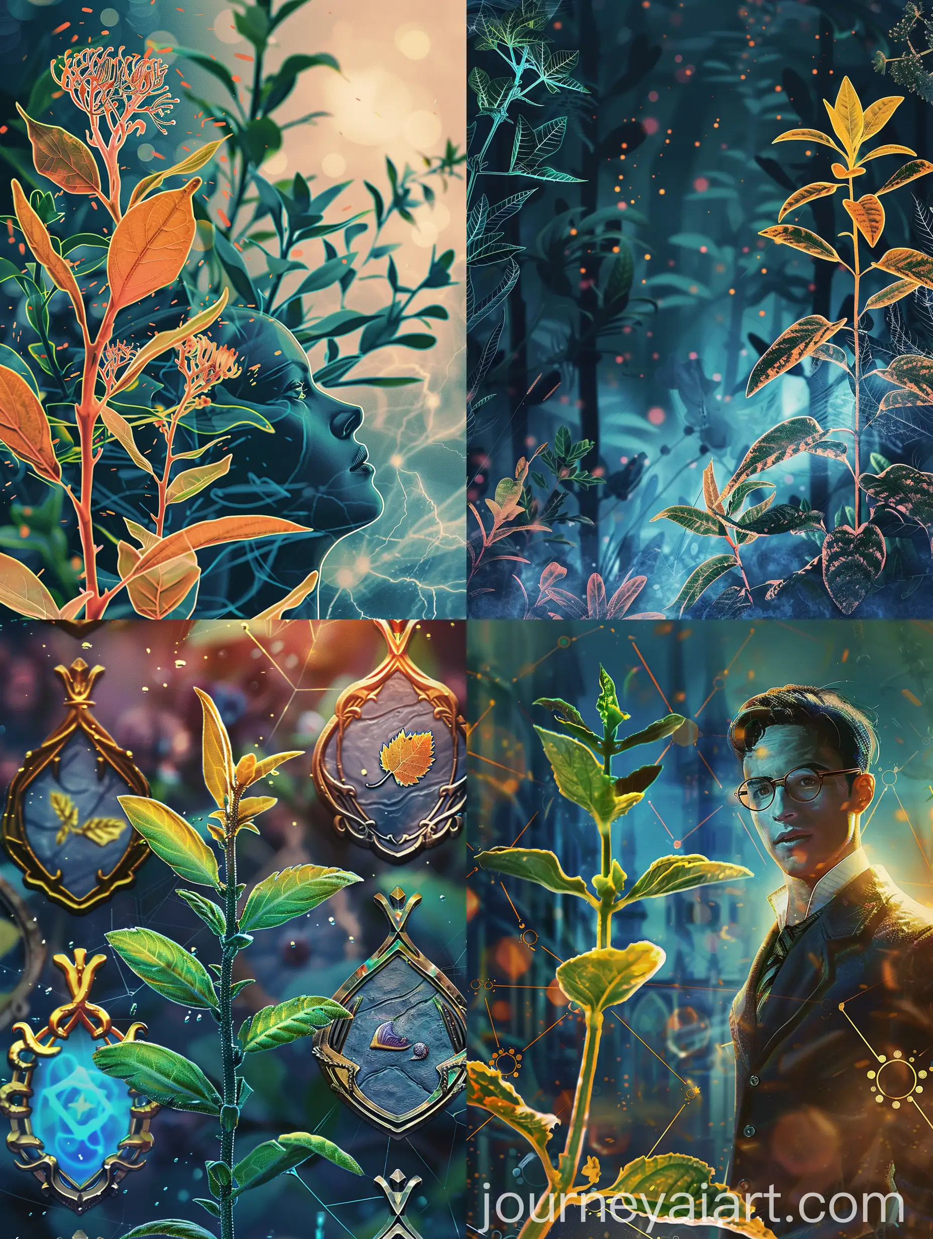 Conference-Participant-Badge-Background-Design-in-Artistic-Style