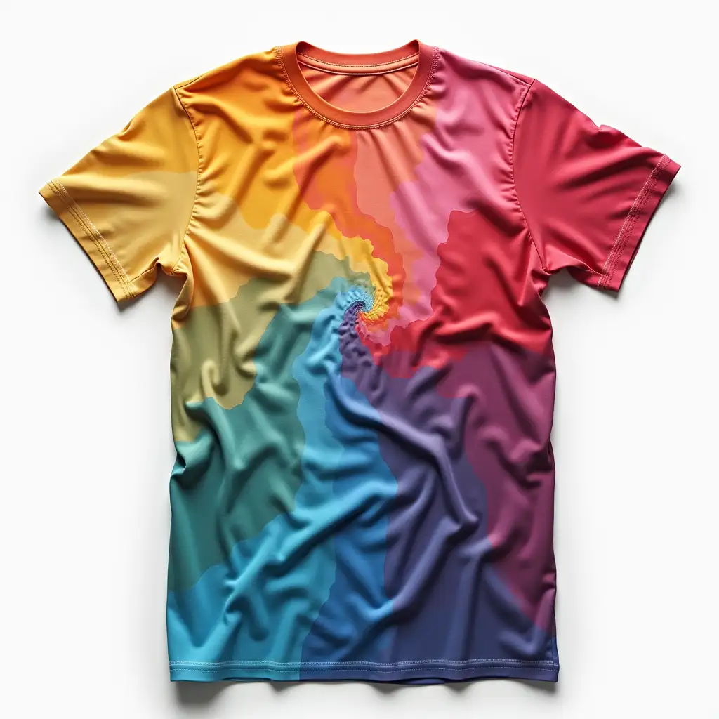 t shirt design with different colors effect