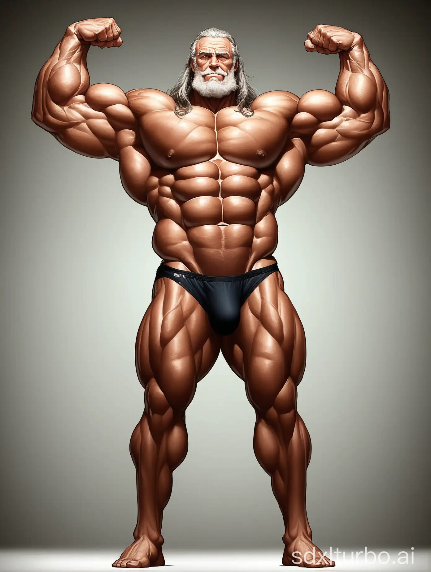 Imposing-Elderly-Giant-Showcasing-Muscular-Physique