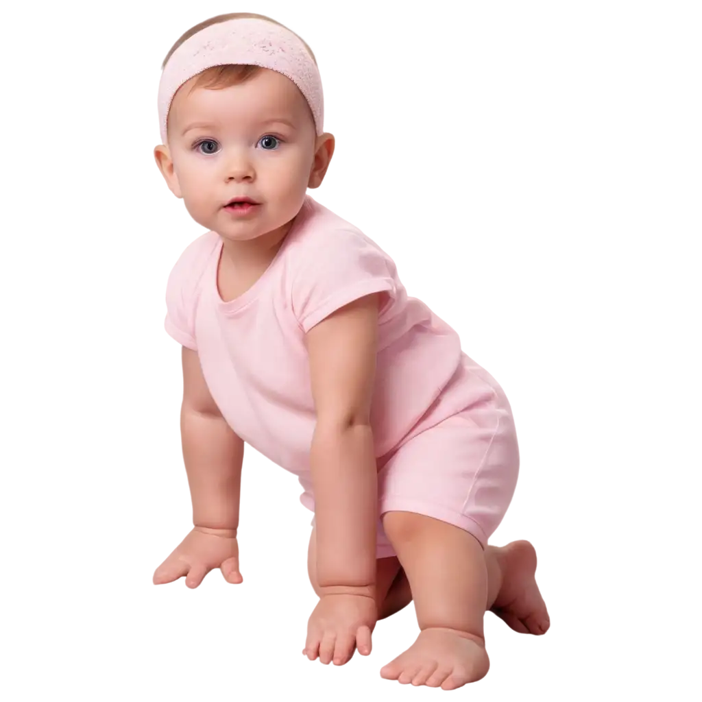 RealSEO-PNG-Image-Analysisistic-Baby-in-a-Light-Pink-Outfit-PNG-HighQuality-Image-for-Versatile-Use