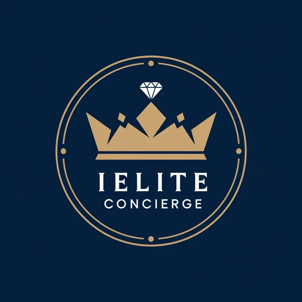 LOGO Design for IElite Concierge Luxury Elegance with HighEnd Visual Appeal