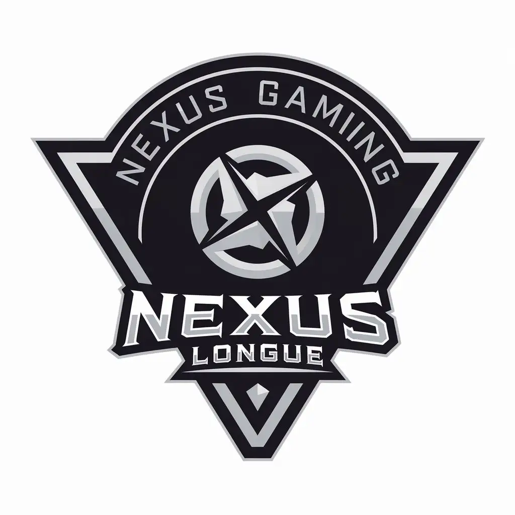 LOGO Design For Nexus Gaming Lounge Vector Design with Game Center Theme