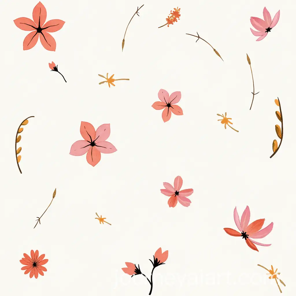 Geometric-Pattern-with-Watercolor-Abstract-Flowers