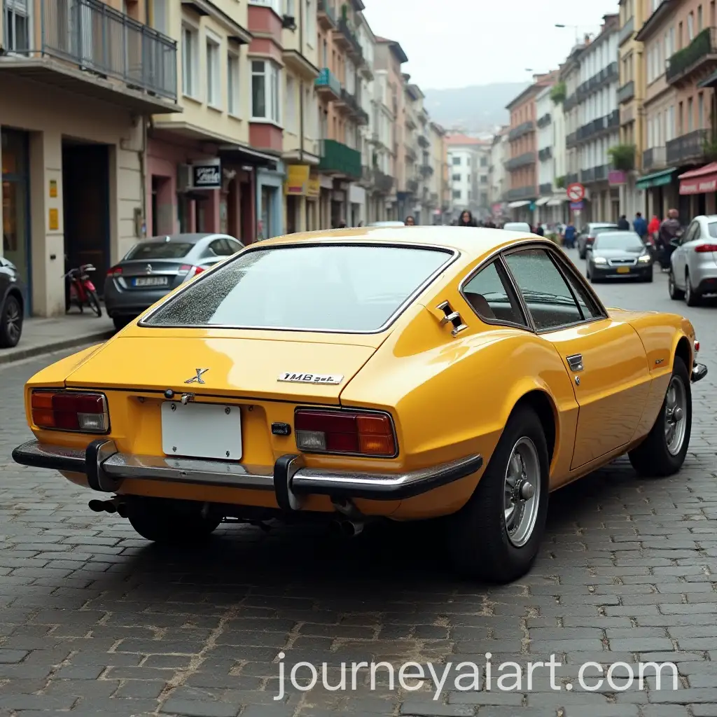1974-Mitsubishi-Coupe-with-De-Tomaso-Fastback-Rear-Side-View