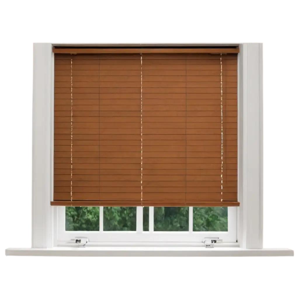 HighQuality-PNG-Image-of-Wooden-Window-Blind-in-a-Cozy-Living-Room