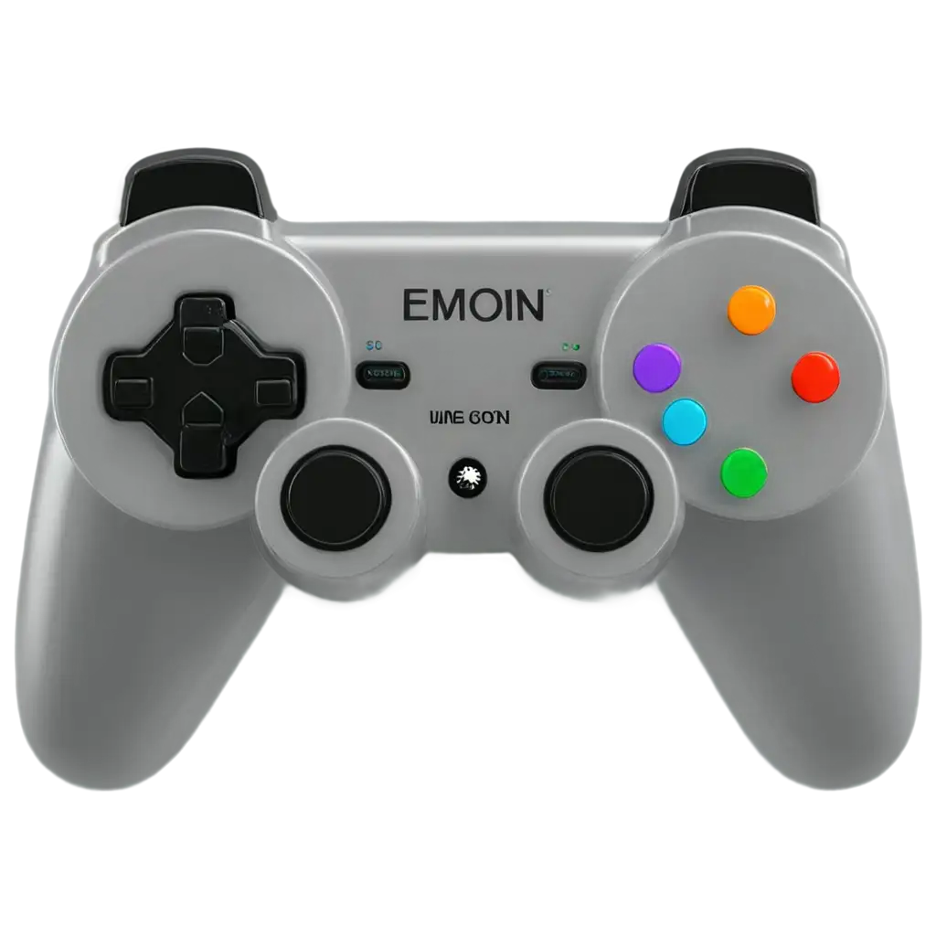 HighQuality-PNG-Game-Controller-Emoji-with-Transparent-Background-for-Versatile-Usage