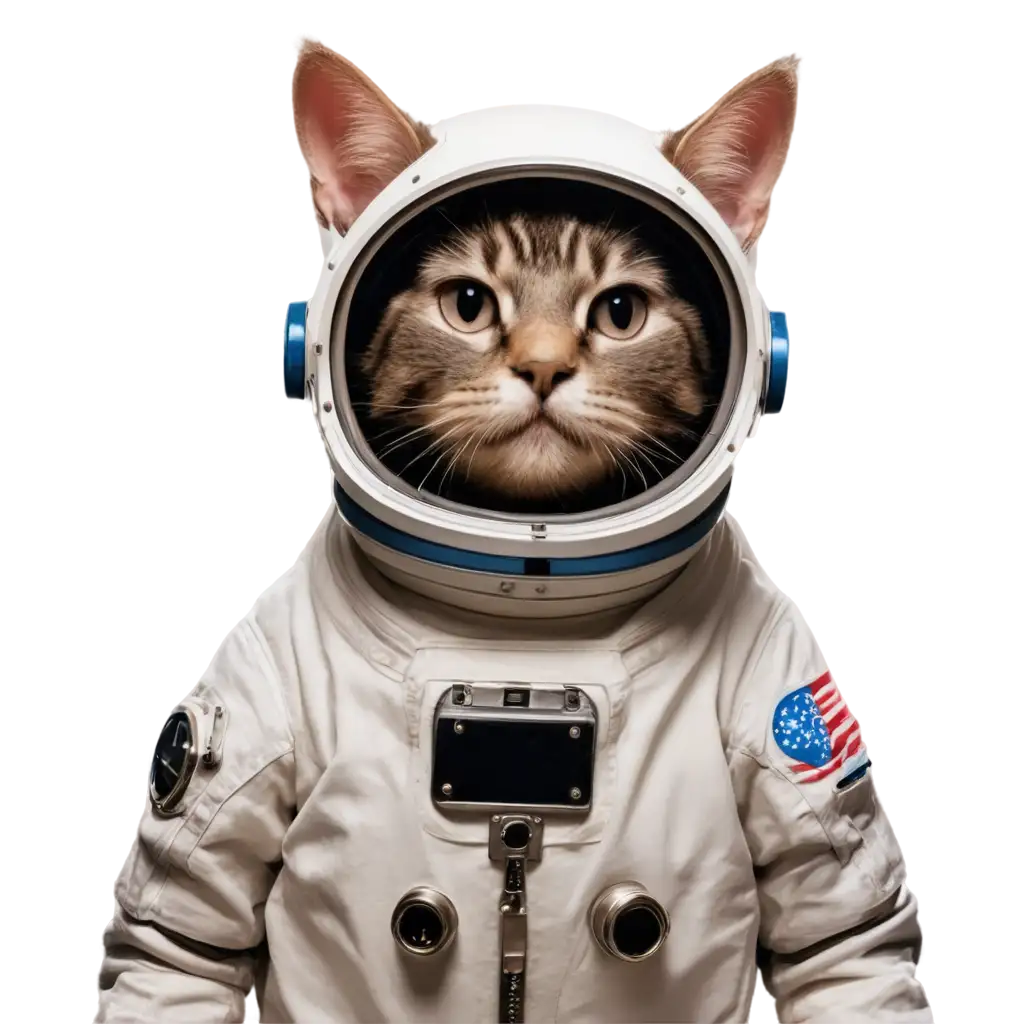 Cat-Astronaut-PNG-Image-Perfect-for-Creative-Projects-and-SpaceThemed-Designs