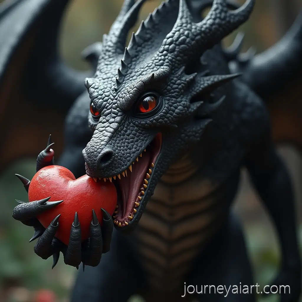 European-Black-Dragon-Clutching-a-Human-Heart-in-Its-ClawsEuropean-black-dragon-heart
