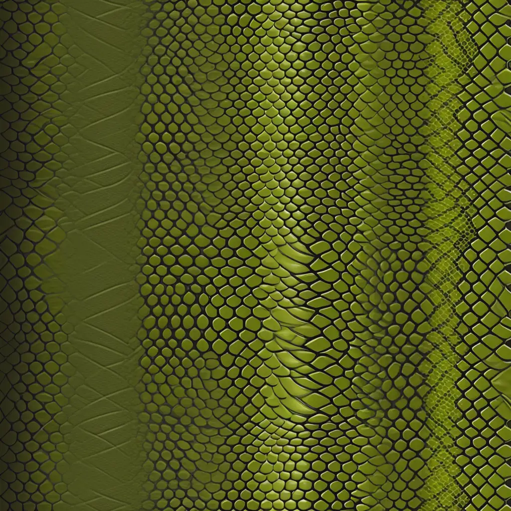 Create an olive green seamless snake skin pattern for background design