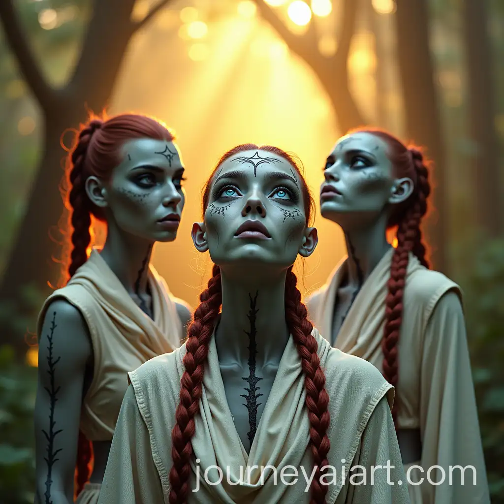 Copper-Forest-Homesteads-with-Technological-Marvels-and-Astonished-GreySkinned-Humans