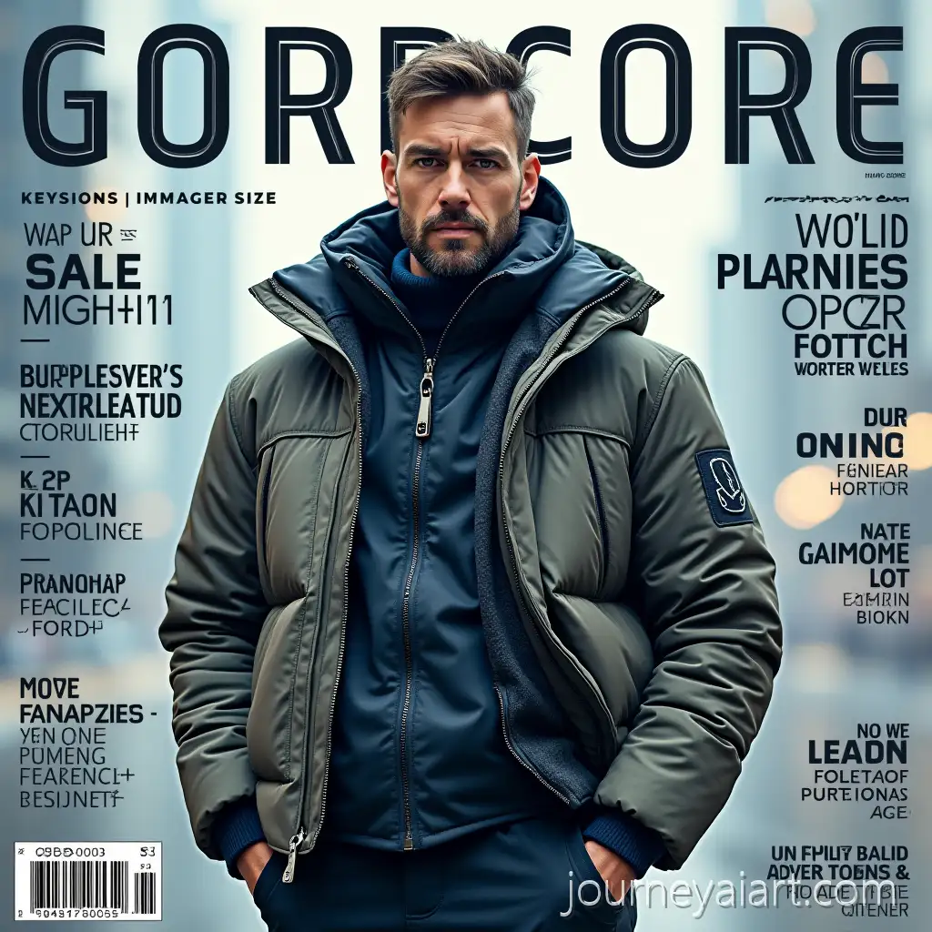 Futuristic-Gorpcore-Fashion-on-Urban-Magazine-Cover