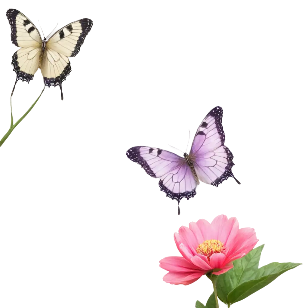 Beautiful-Butterfly-on-a-Flower-PNG-Image-for-Clear-and-Vivid-Visuals