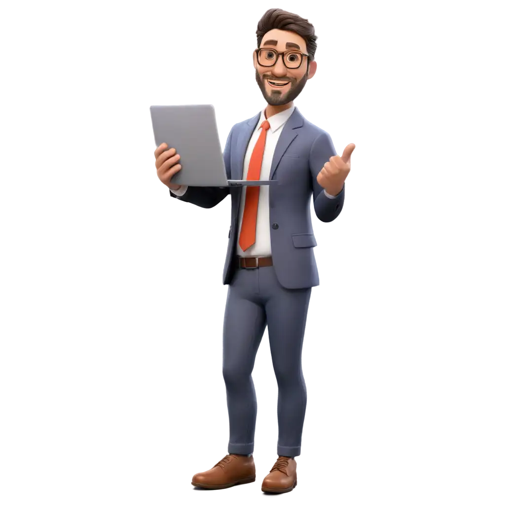 3D-Character-Businessman-Holding-Laptop-PNG-The-Ultimate-Visual-for-Professional-Digital-Assets