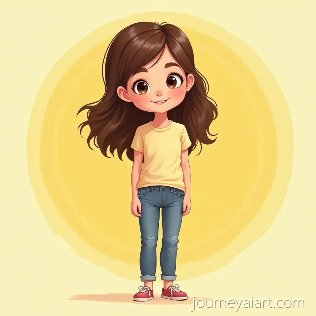 Sweet-8YearOld-Girl-in-Bright-Childrens-Book-Illustration-Style