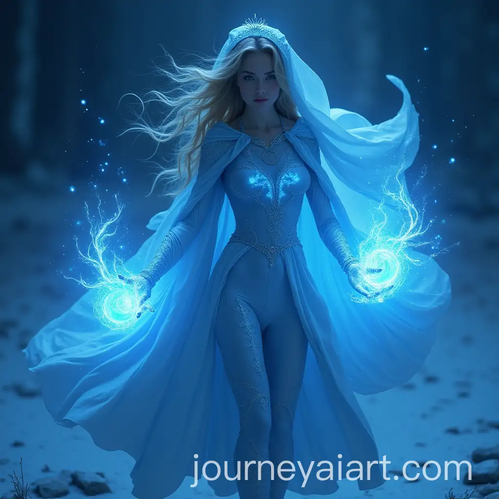 Girl-with-Ice-and-Night-Powers-in-a-Mystical-Setting