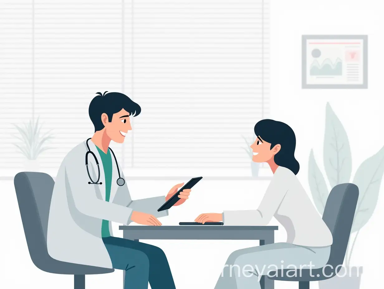 Minimalistic-2D-Illustration-of-Doctor-and-Patient-in-an-Office