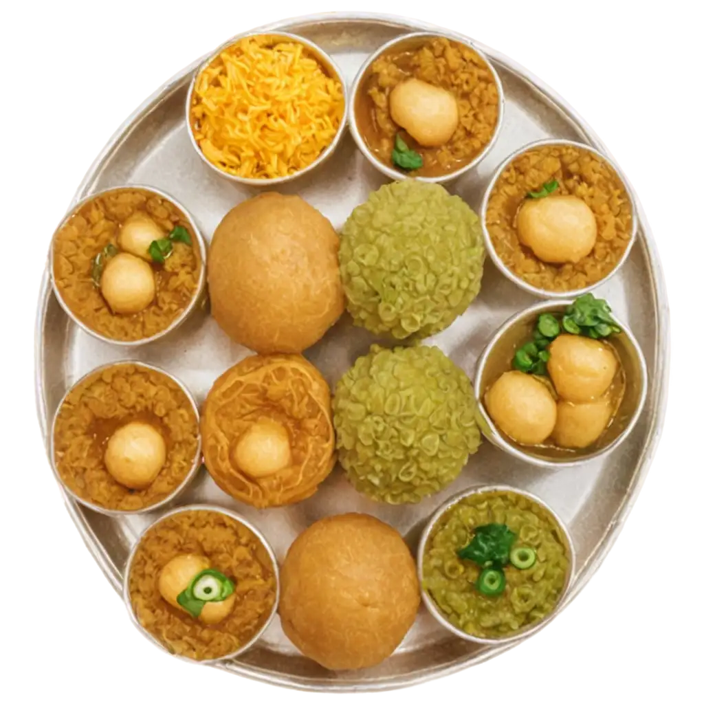 Pani-Puri-Plate-PNG-Image-Perfect-for-Digital-Designs-and-Food-Illustrations