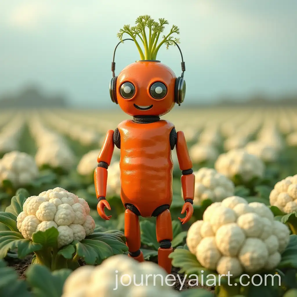 Robot-Carrot-in-a-Cauliflower-Field