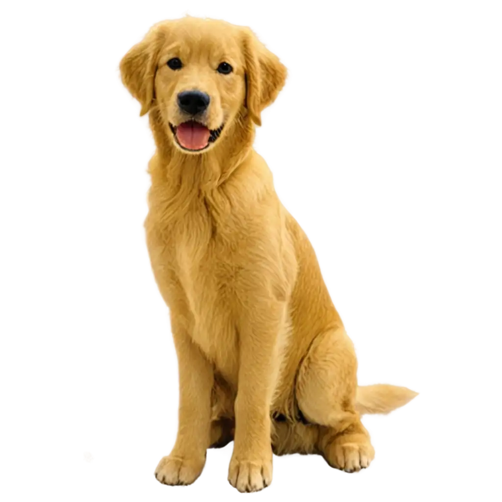 Golden-Retriever-PNG-Capturing-the-Radiance-and-Affection-of-this-Beloved-Breed