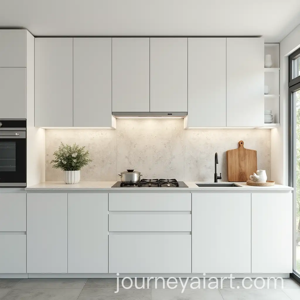 Modern-Kitchen-with-White-Furniture-and-Microcement-Countertops