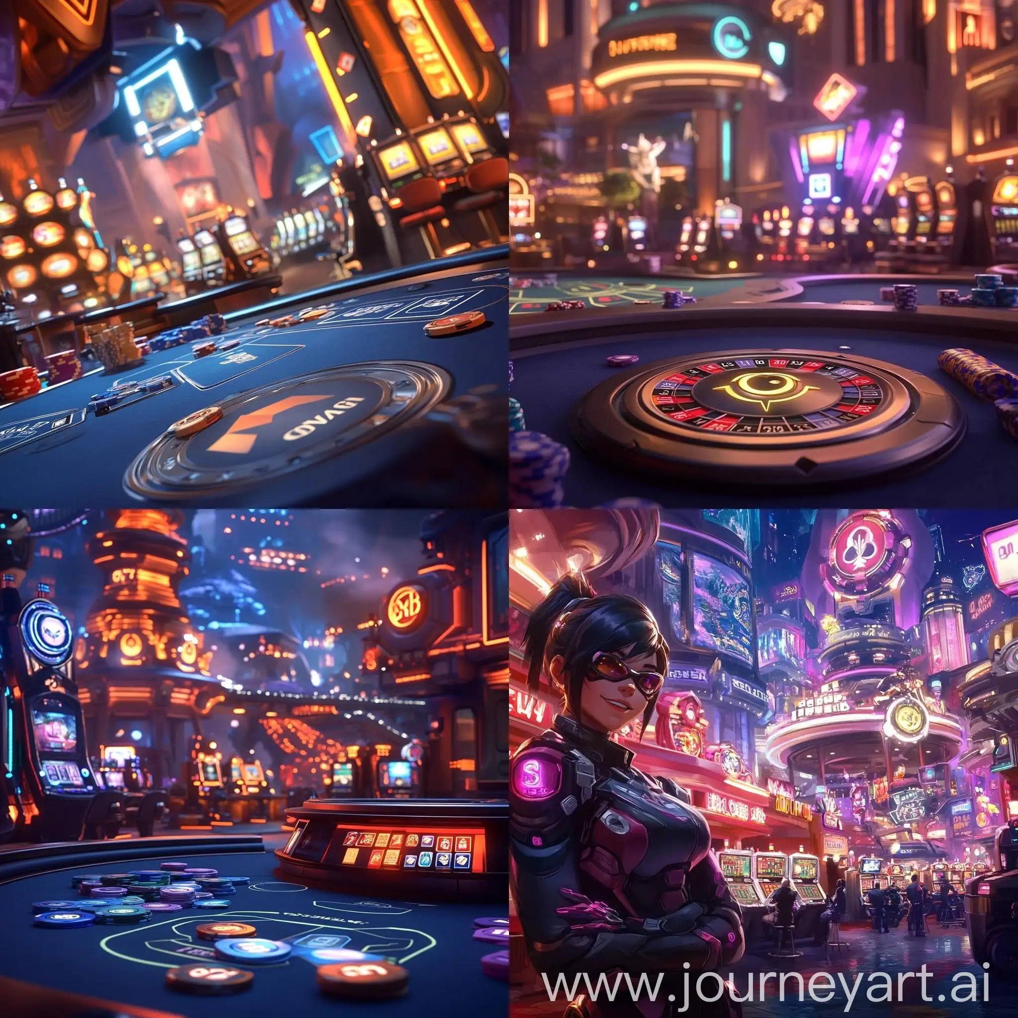 Overwatch-Game-Logo-in-Casino-Setting-with-Chips-Cards-and-Slot-Machines