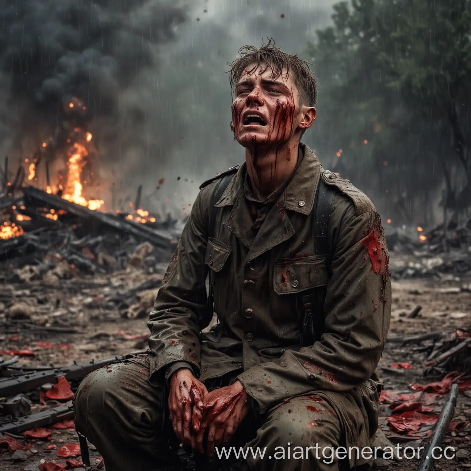 Young-Soldier-Remembers-Fallen-Family-Amidst-War