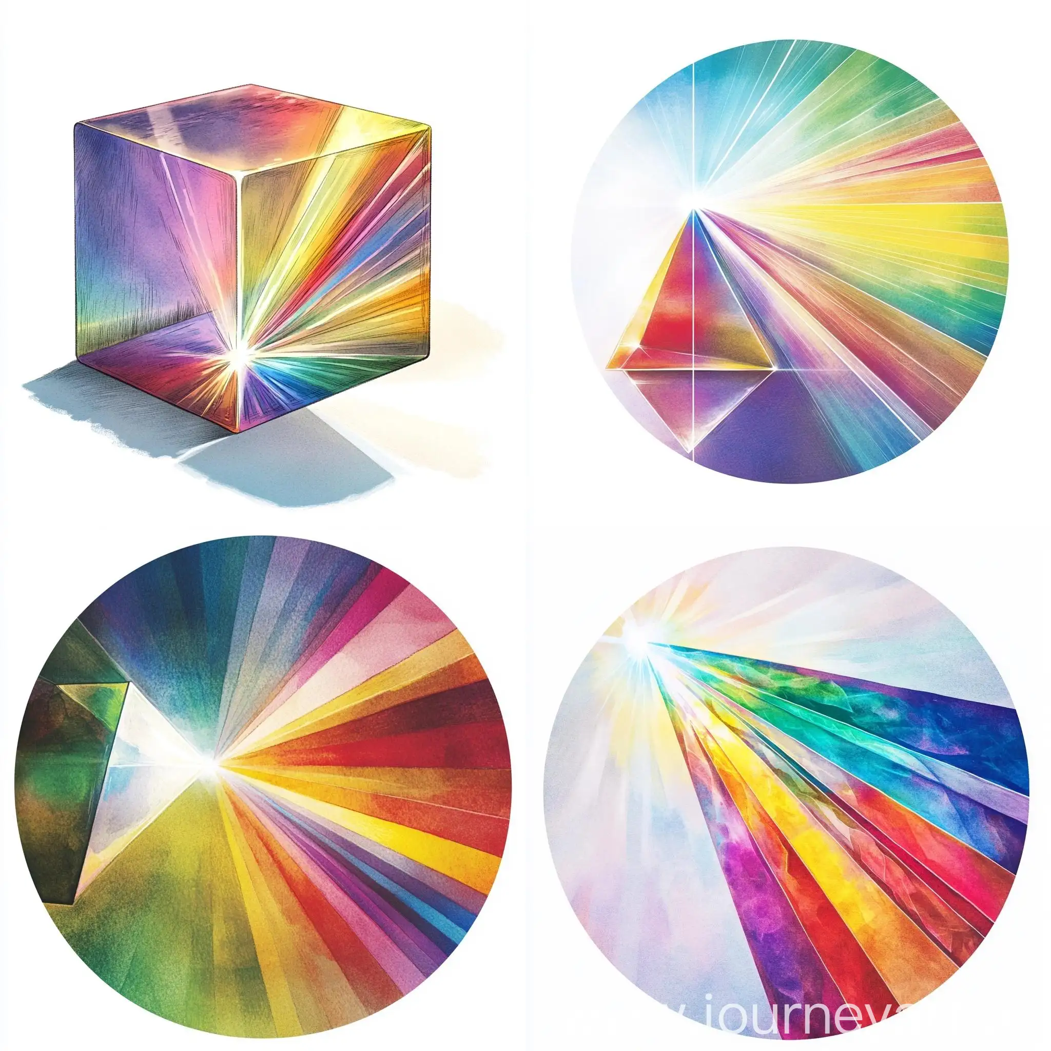 Prism-Refracting-Light-into-a-Vibrant-Spectrum-of-Colors