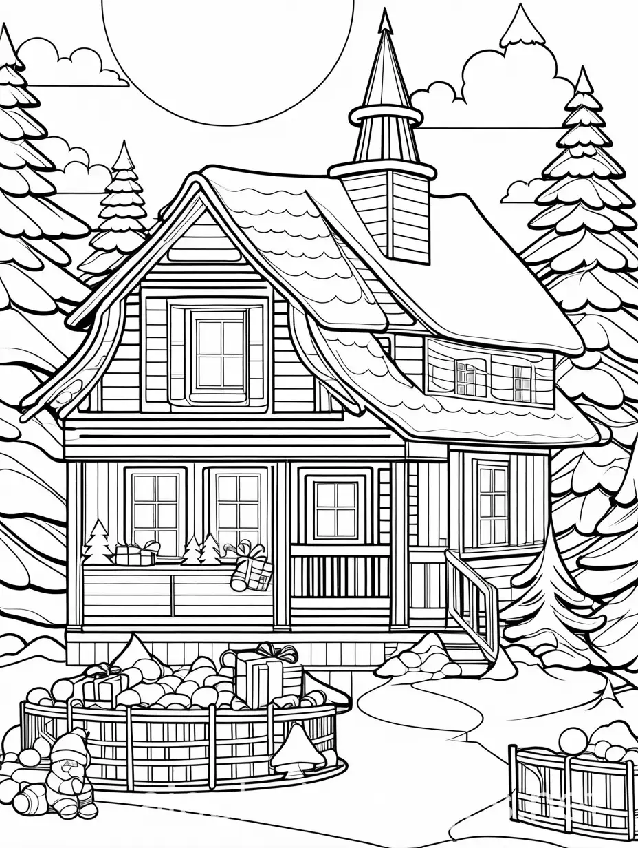 Santas-North-Pole-Workshop-Toy-Making-Coloring-Page