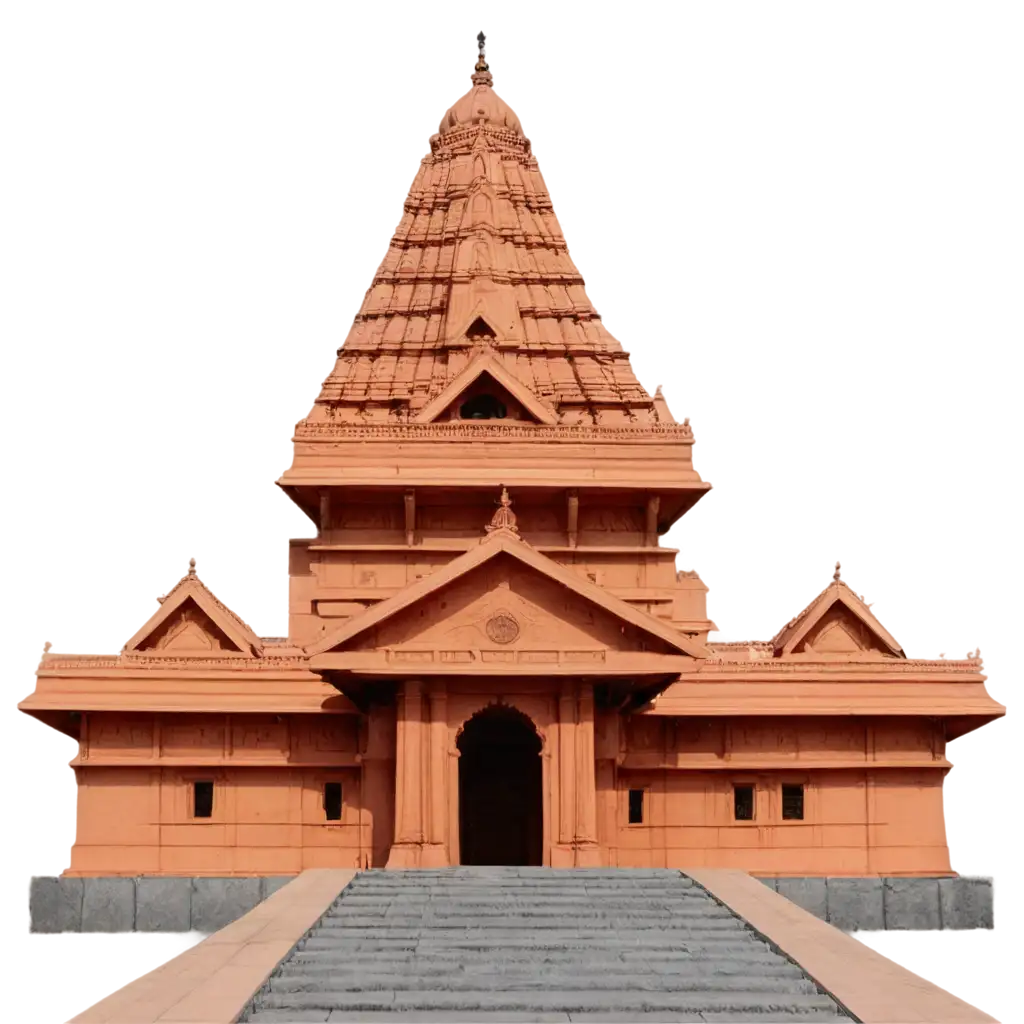 PNG-Image-of-Ram-Mandir-Explore-the-Majestic-Architecture-and-Spiritual-Essence