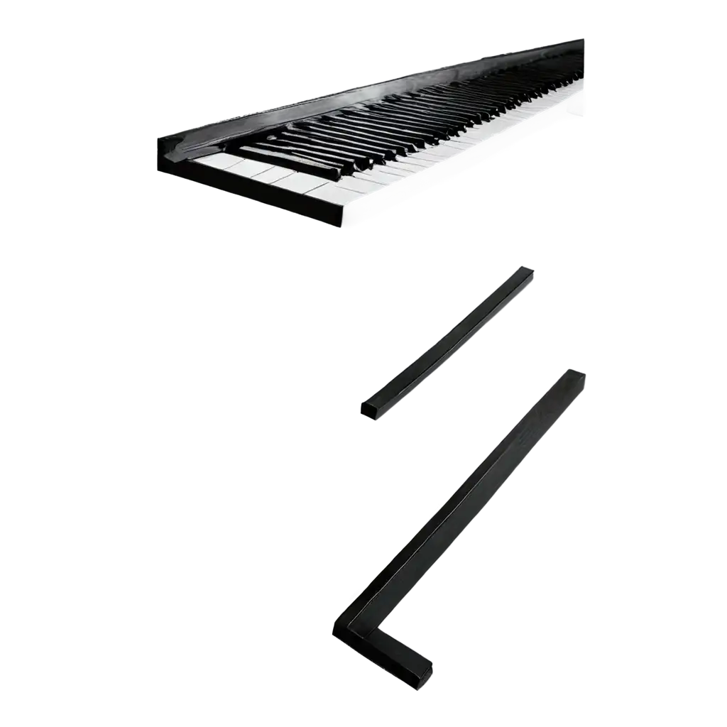 BW-Line-Piano-PNG-Image-for-Creative-and-Professional-Use