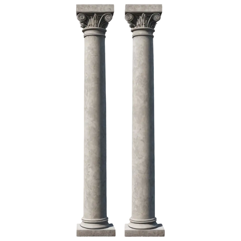 HighQuality-Medieval-Pillar-Front-Views-PNG-Image-for-Various-Applications