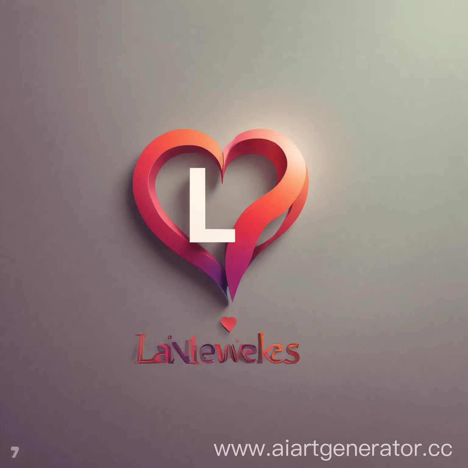 Modern-Heart-Logo-Design-Combining-L-and-7-with-Bright-Colors-and-Clear-Lines