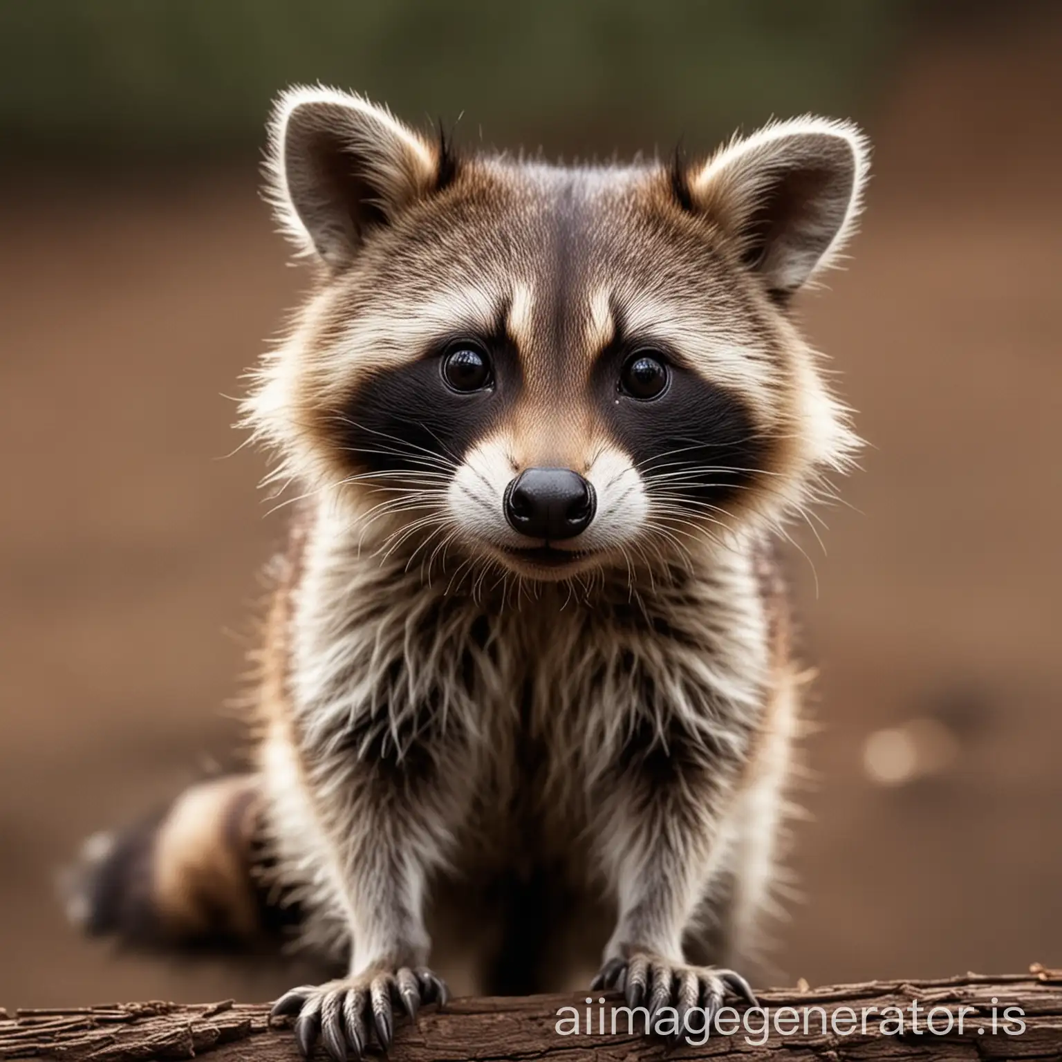 Cute-Raccoon-in-Forest-Habitat