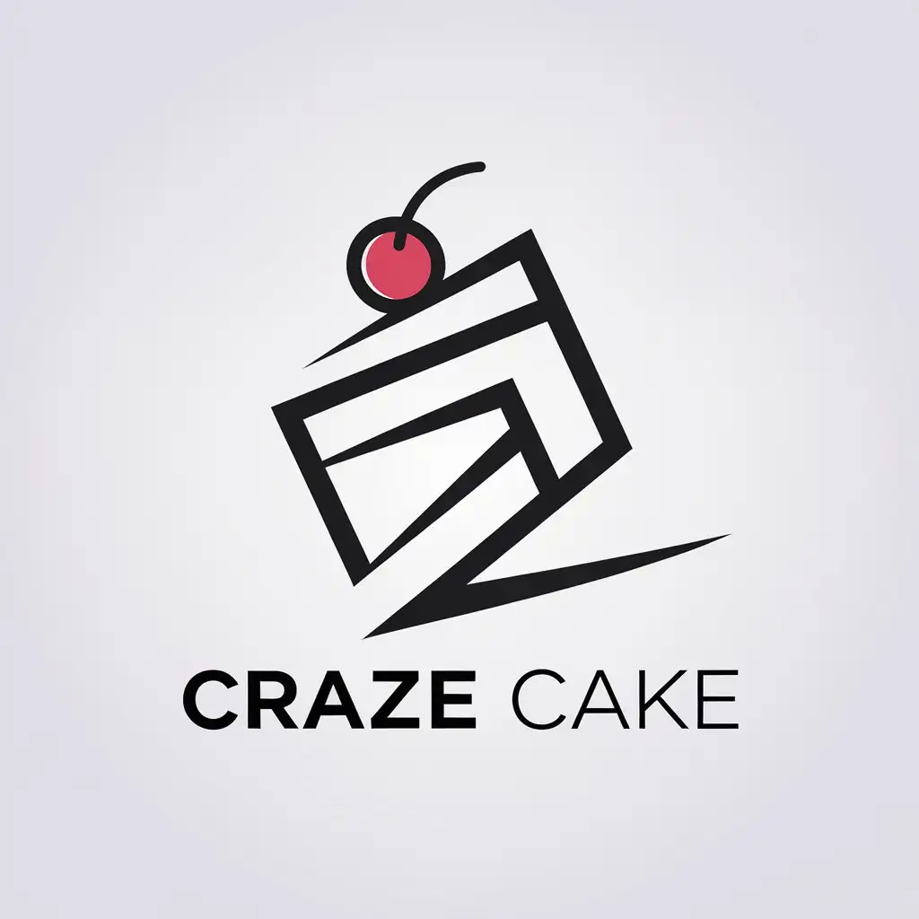 LOGO-Design-For-Craze-Cake-Youthful-and-Modern-Cake-Shop-Logo