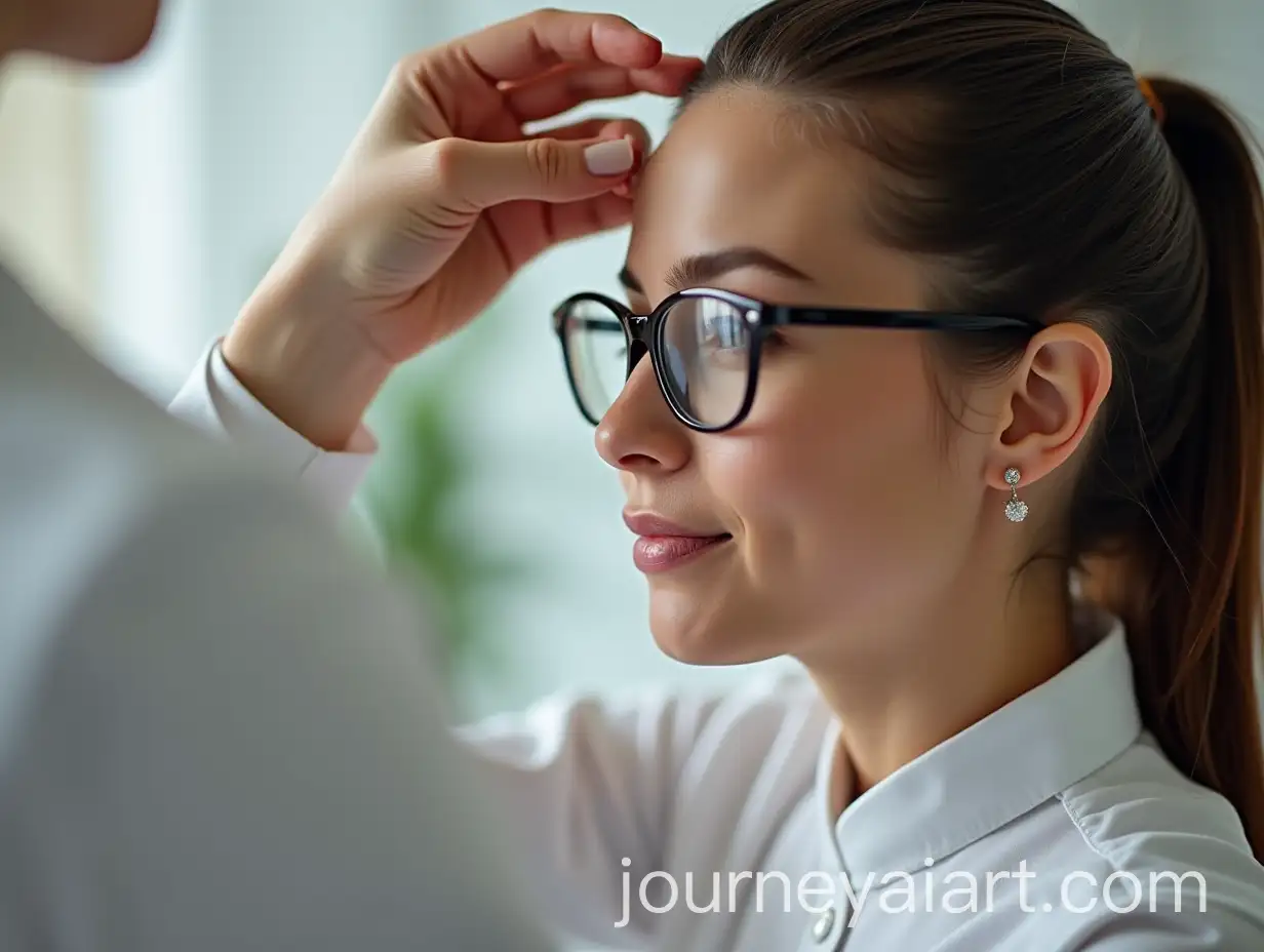 Female-Trichologist-Treating-Patients-Hair-in-Professional-Clinic