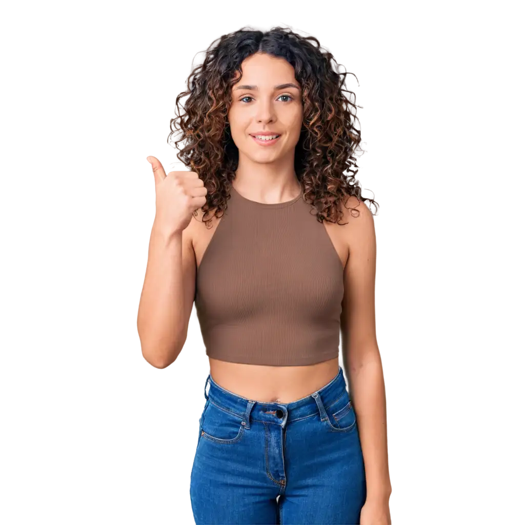 Brunette-Woman-with-Curly-Hair-PNG-Image-HighQuality-Visuals-for-Online-Content