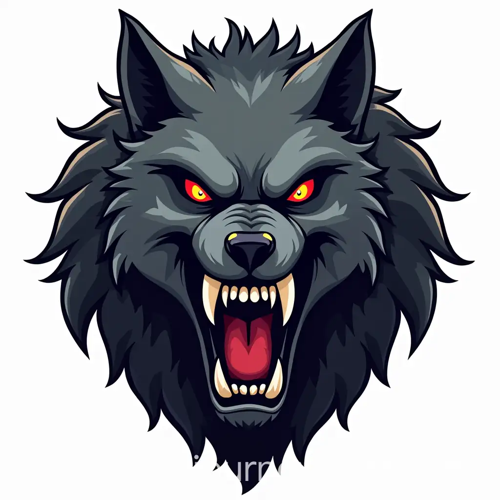 Cerdanyola-Skull-Rollers-Fantasy-Football-Team-Logo-Featuring-a-Werewolf
